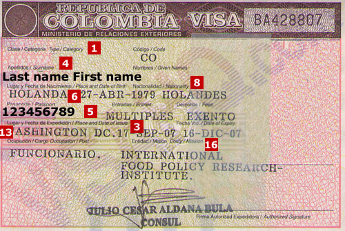 Colombia Visa